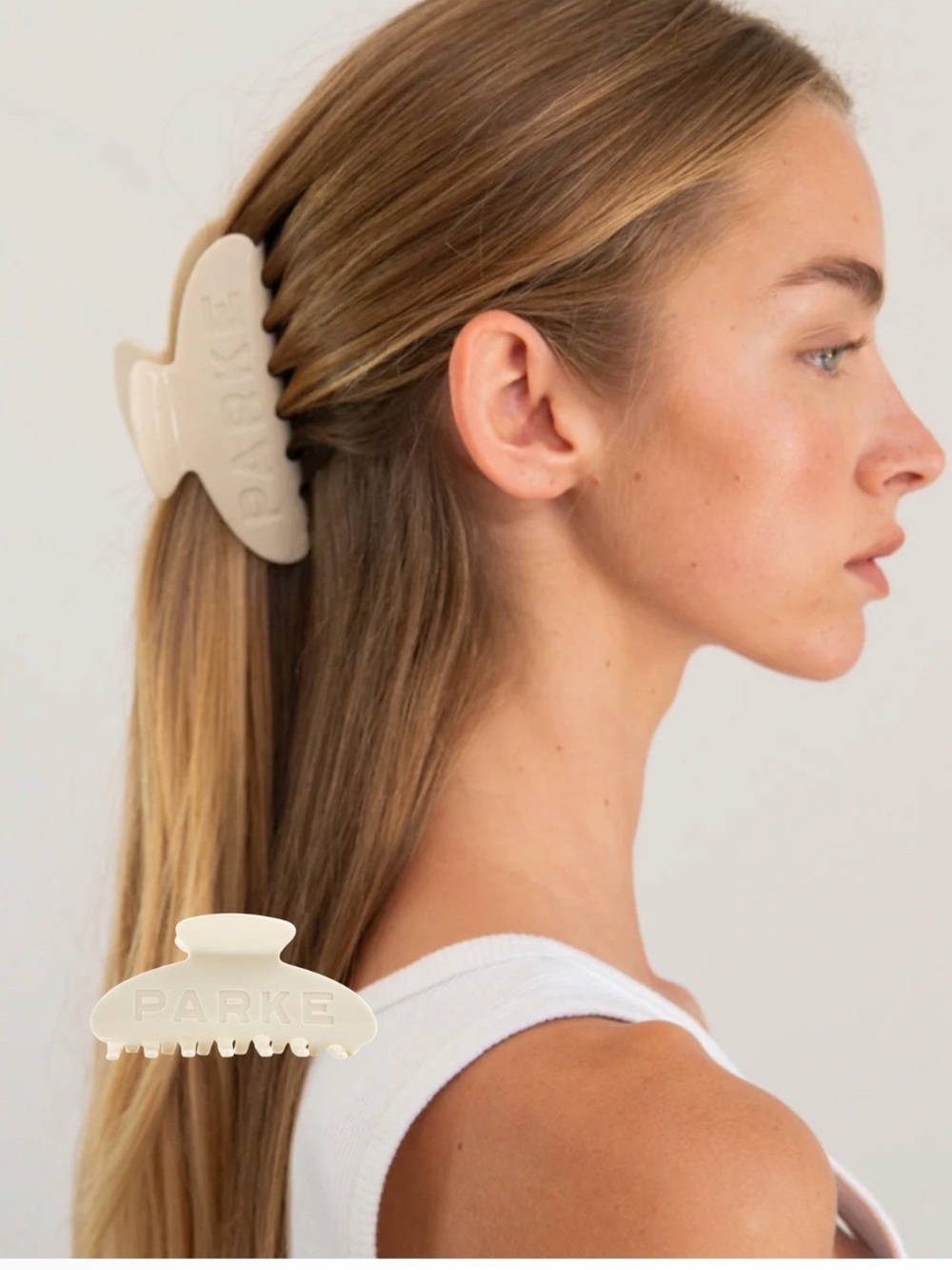 Parke Cream Claw Clip Bridal Drop 2026